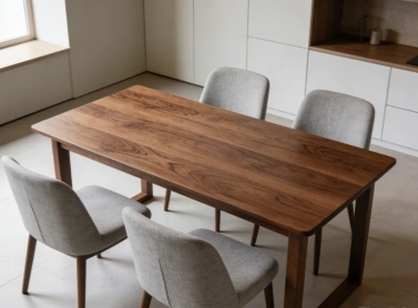 Walnut dining table